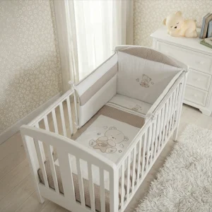 Completo piumone paracolpi Timmy Tortora per lettino neonato