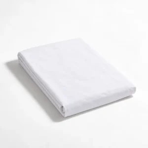 Lenzuolo sopra neonato 100% cotone bianco per culla e carrozzina