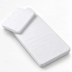 Set materasso guanciale carrozzina Coccolissimi in 100% cotone